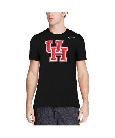 Men's Black Houston Cougars Big Logo T-shirt $17.20 T-Shirts