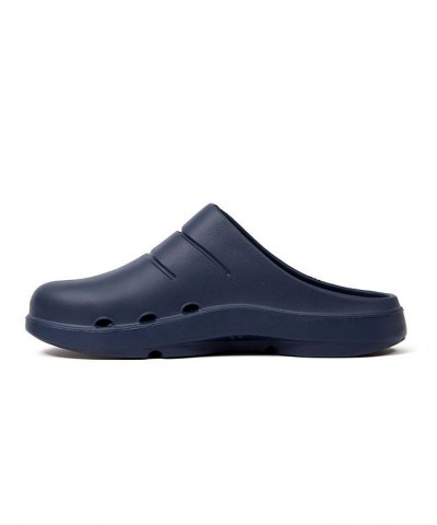 Men's Winston Comfort Cushioned Clogs Slippers Blue $16.49 Shoes