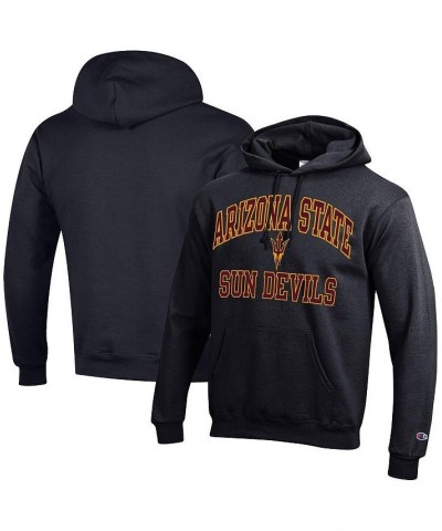 Men's Black Arizona State Sun Devils High Motor Pullover Hoodie $22.55 Sweatshirt