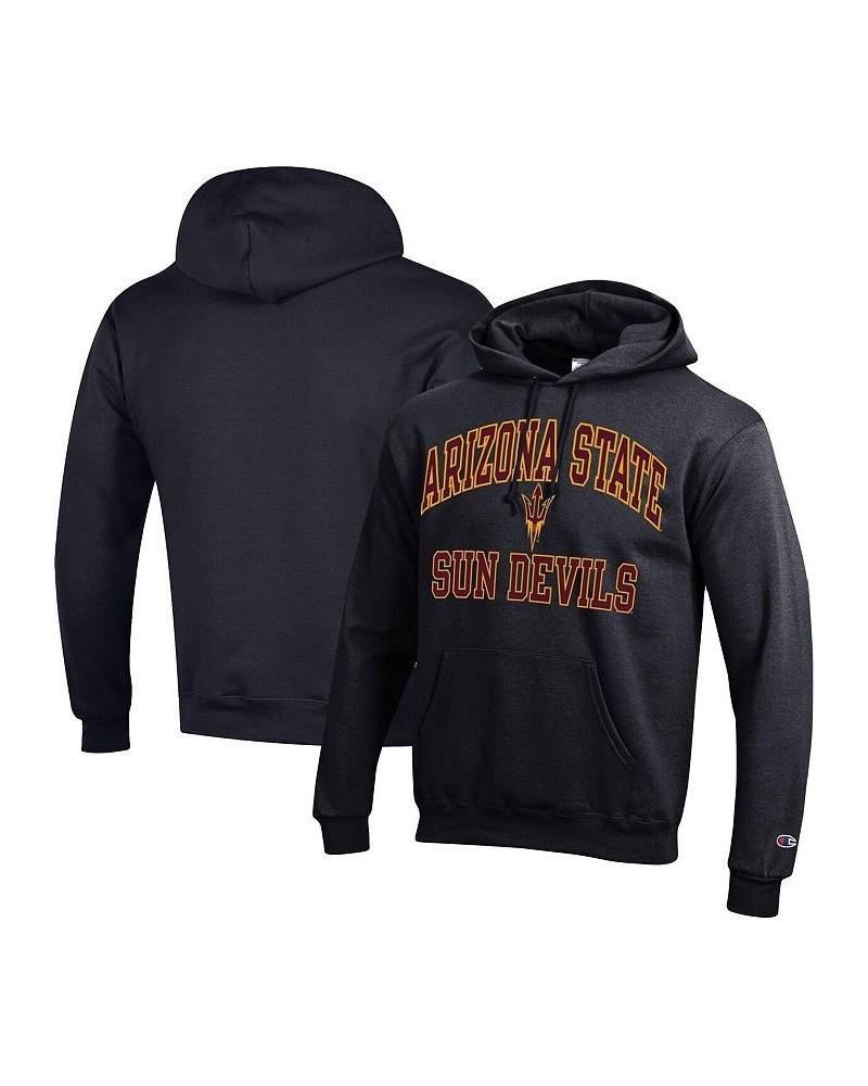 Men's Black Arizona State Sun Devils High Motor Pullover Hoodie $22.55 Sweatshirt