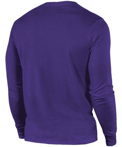 Minnesota Vikings Lockup Tri-Blend Long Sleeve T-shirt - Purple $24.00 T-Shirts