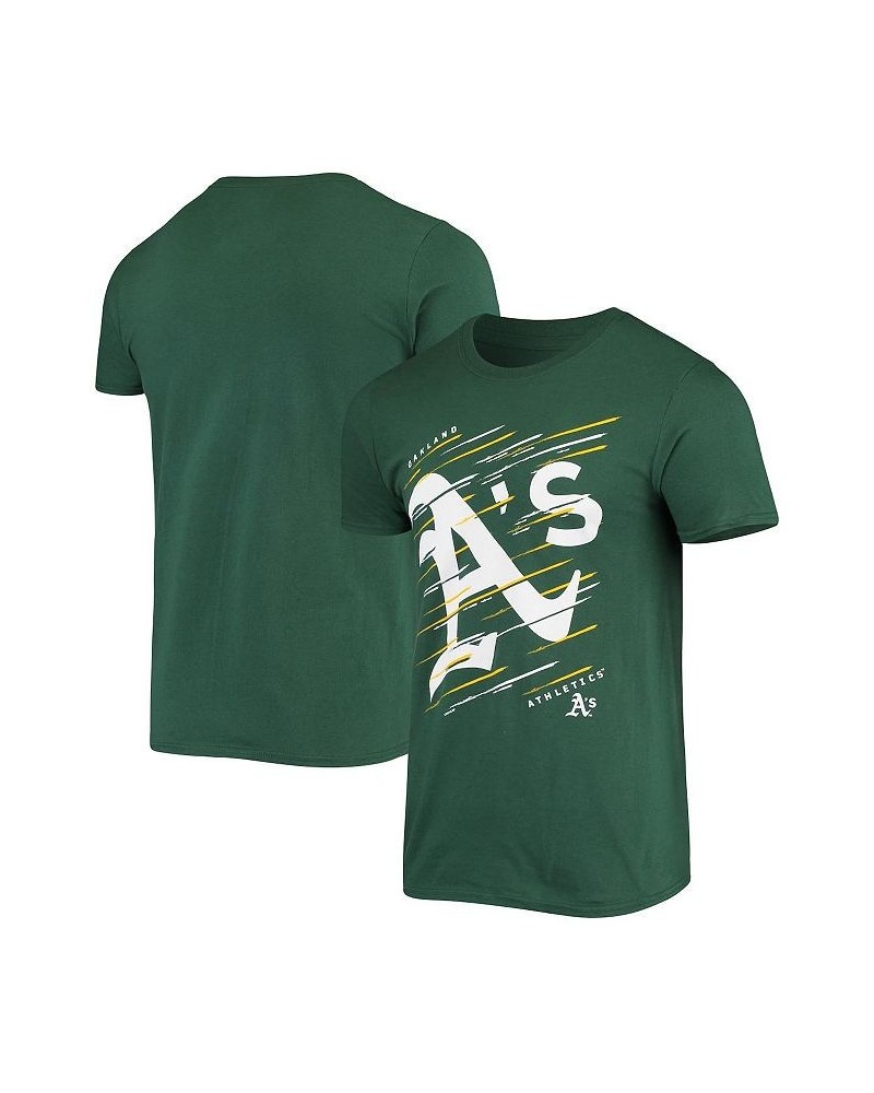 Men's Branded Green Oakland Athletics Team Streak T-shirt $17.15 T-Shirts