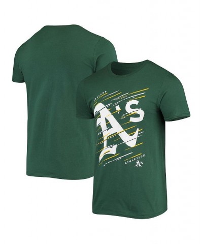 Men's Branded Green Oakland Athletics Team Streak T-shirt $17.15 T-Shirts