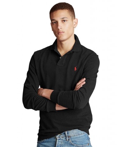 Men's Classic-Fit Mesh Polo Shirt Black $26.85 Polo Shirts