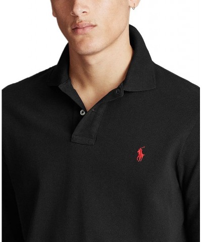 Men's Classic-Fit Mesh Polo Shirt Black $26.85 Polo Shirts