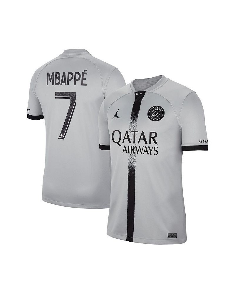 Men's Kylian Mbappe Black Paris Saint-Germain 2022/23 Away Breathe Stadium Replica Player Jersey $50.29 Jersey