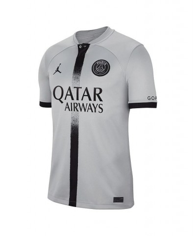 Men's Kylian Mbappe Black Paris Saint-Germain 2022/23 Away Breathe Stadium Replica Player Jersey $50.29 Jersey