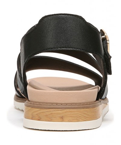 Women's Island-Glow Strappy Sandals Black $28.20 Shoes