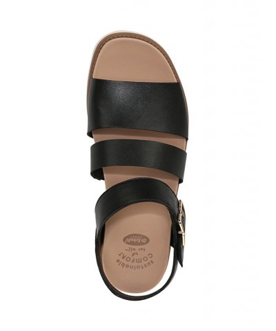 Women's Island-Glow Strappy Sandals Black $28.20 Shoes