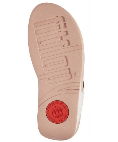 Lulu Leather Toepost Flip-Flop Sandals Tan/Beige $52.25 Shoes