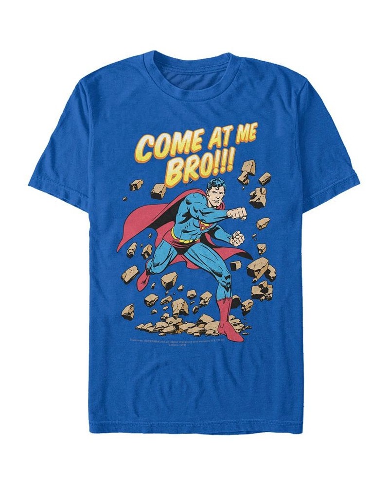 DC Men's Superman Come At Me Bro Short Sleeve T-Shirt $16.10 T-Shirts