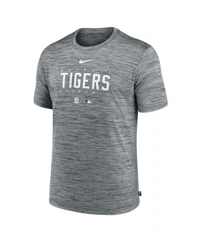 Men's Heather Gray Detroit Tigers Authentic Collection Velocity Performance Practice T-shirt $25.99 T-Shirts