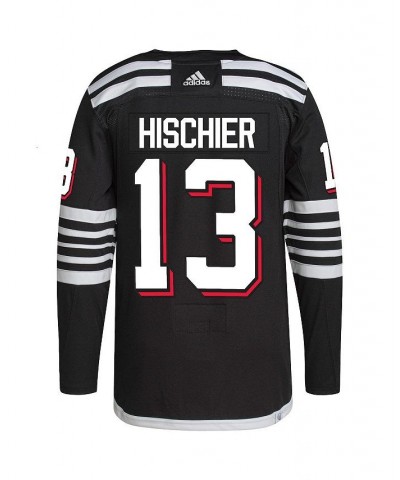 Men's Nico Hischier Black New Jersey Devils 2021/22 Alternate Primegreen Authentic Pro Player Jersey $83.72 Jersey