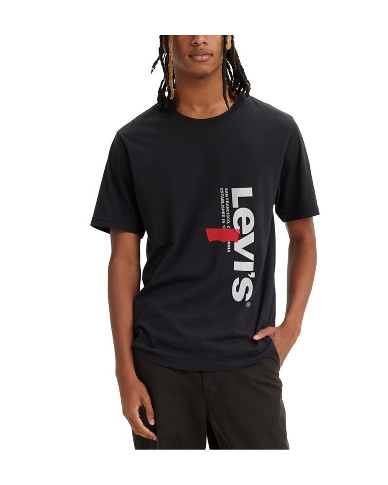 Men's Relaxed-Fit Logo Short-Sleeve T-Shirt Black $22.39 T-Shirts