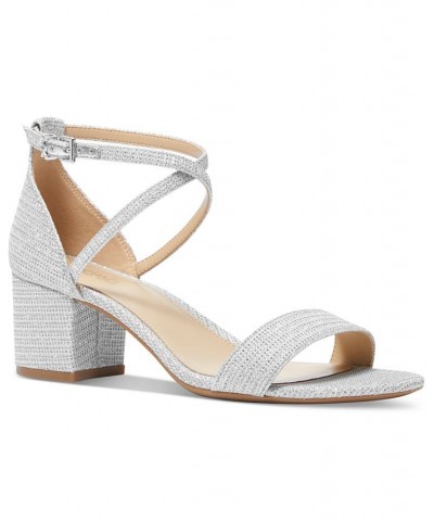 Women's Serena Flex Dress Sandals Silver $52.65 Shoes