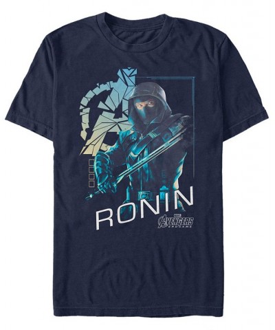 Marvel Men's Avengers Endgame Ronin Portrait, Short Sleeve T-shirt Blue $17.50 T-Shirts