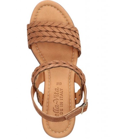 Women's Jud-Italy Platform Sandals Tan/Beige $46.25 Shoes