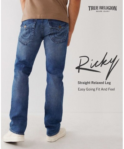 Men's Ricky Straight Fit Stretch Jeans Blue $51.11 Jeans