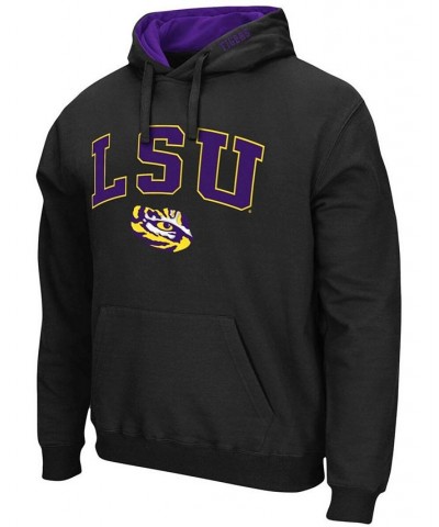 Men's Black LSU Tigers Arch Logo 3.0 Pullover Hoodie $22.09 Sweatshirt