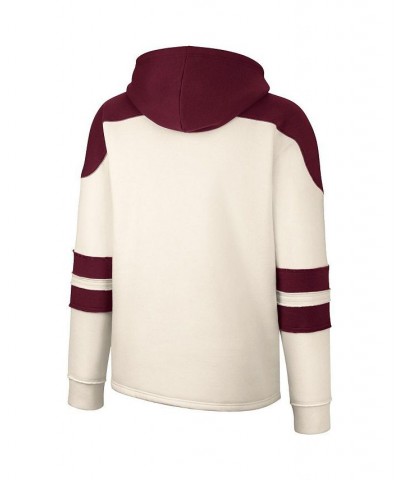 Men's Cream Texas A&M Aggies Lace-Up 4.0 Vintage-Like Pullover Hoodie $33.75 Sweatshirt