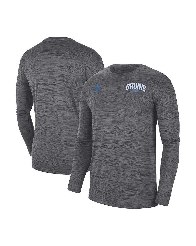 Men's Brand Charcoal UCLA Bruins Sideline Game Day Velocity Performance Long Sleeve T-shirt $30.79 T-Shirts