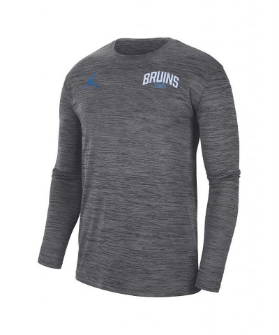 Men's Brand Charcoal UCLA Bruins Sideline Game Day Velocity Performance Long Sleeve T-shirt $30.79 T-Shirts