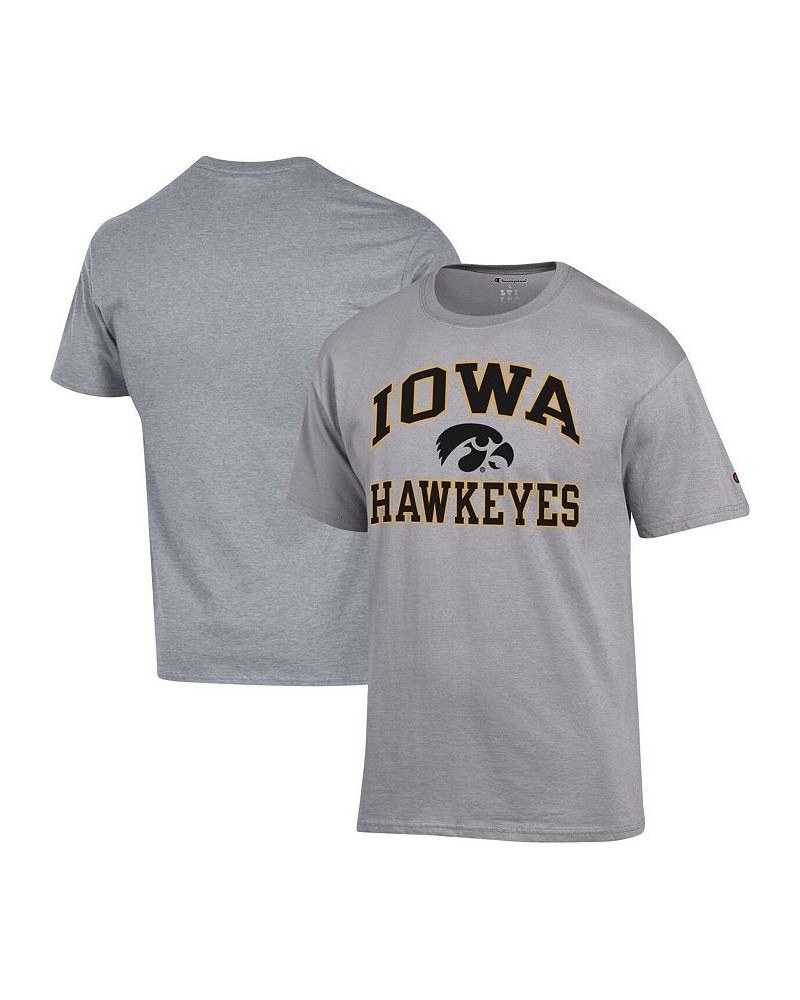 Men's Heather Gray Iowa Hawkeyes High Motor T-shirt $22.03 T-Shirts