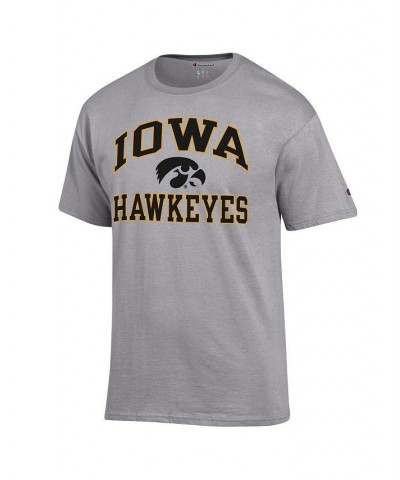 Men's Heather Gray Iowa Hawkeyes High Motor T-shirt $22.03 T-Shirts