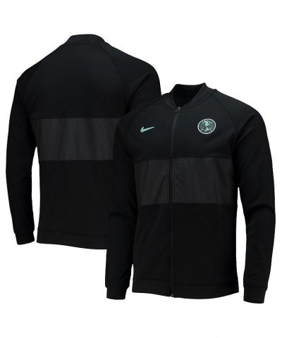 Men's Black Club America I96 Woven Anthem Raglan Full-Zip Jacket $50.40 Jackets