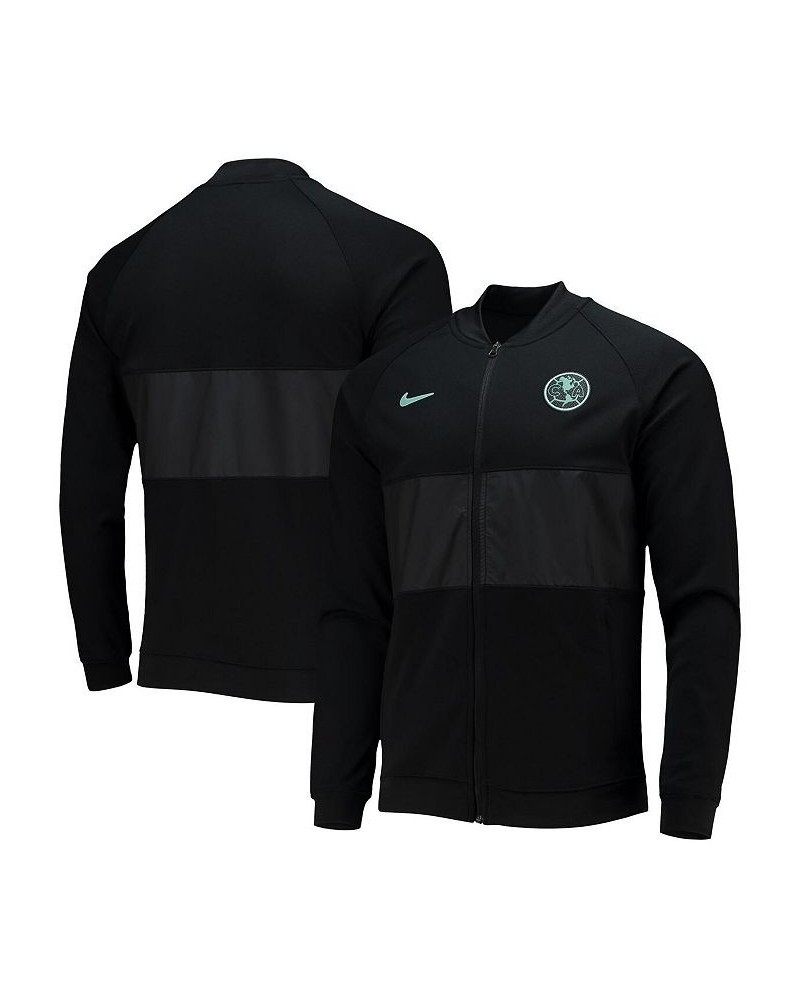 Men's Black Club America I96 Woven Anthem Raglan Full-Zip Jacket $50.40 Jackets