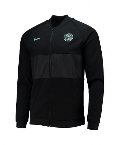 Men's Black Club America I96 Woven Anthem Raglan Full-Zip Jacket $50.40 Jackets