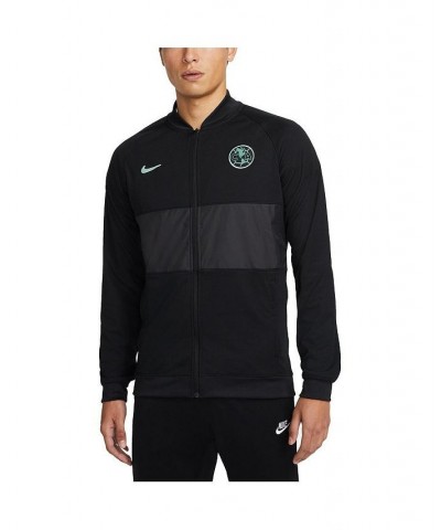 Men's Black Club America I96 Woven Anthem Raglan Full-Zip Jacket $50.40 Jackets