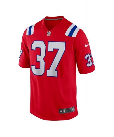 Men's Damien Harris Red New England Patriots Alternate Game Jersey $68.60 Jersey