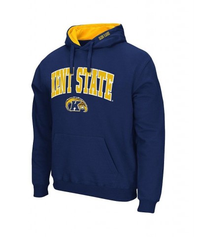 Men's Navy Kent State Golden Flashes Arch and Logo Pullover Hoodie $31.34 Sweatshirt