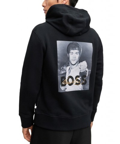 x Bruce Lee Gender-Neutral Hoodie Black $80.92 Sweatshirt