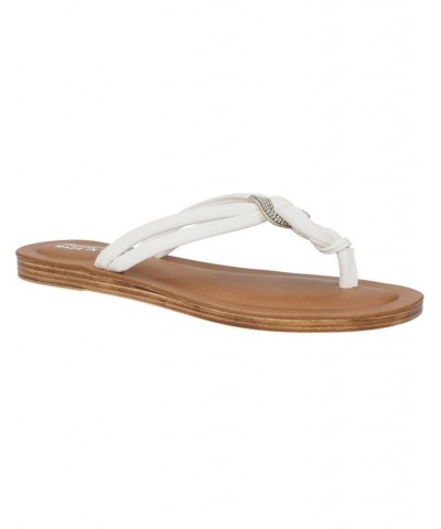 Women's Zev-Italy Thong Sandals White $33.00 Shoes