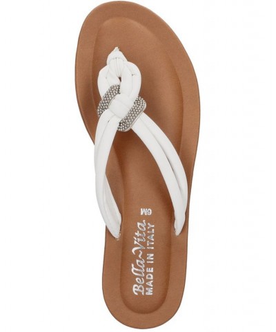 Women's Zev-Italy Thong Sandals White $33.00 Shoes