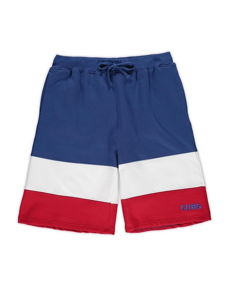 Men's Branded Royal/Red Chicago Cubs Big and Tall Custom Color Shorts $25.49 Shorts