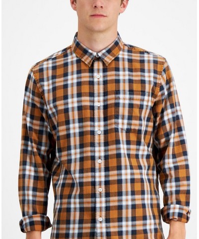 Men's Garcia Plaid Shirt Brown $16.25 Shirts