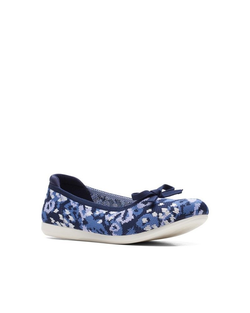 Women's Cloudstepper Carly Hope Flats Blue $43.00 Shoes