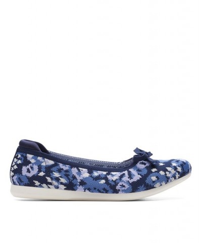 Women's Cloudstepper Carly Hope Flats Blue $43.00 Shoes