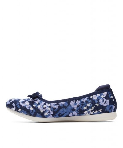 Women's Cloudstepper Carly Hope Flats Blue $43.00 Shoes