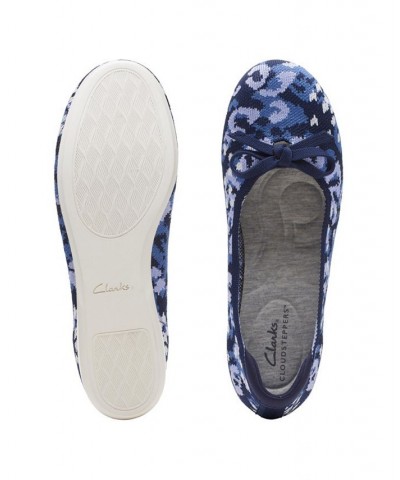 Women's Cloudstepper Carly Hope Flats Blue $43.00 Shoes