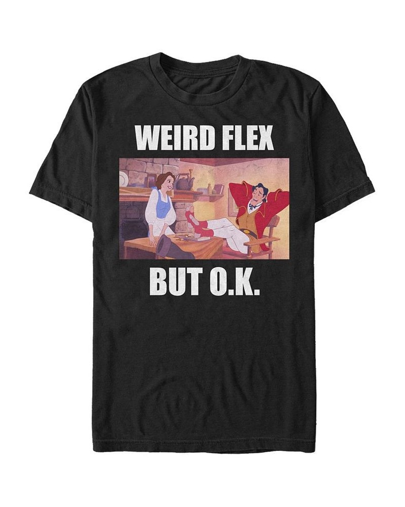 Disney Men's Beauty and the Beast Weird Flex Gaston Meme, Short Sleeve T-Shirt Black $18.54 T-Shirts