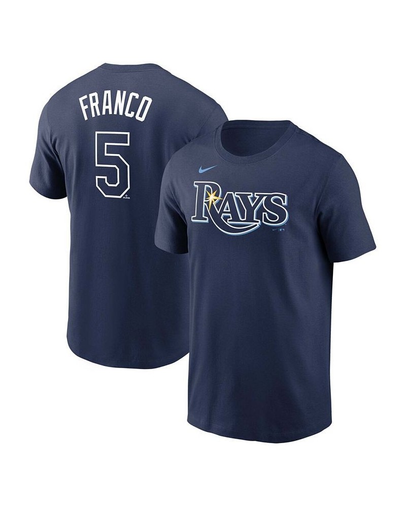 Men's Tampa Bay Rays Name & Number T-Shirt - Wander Franco $20.50 T-Shirts