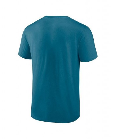 Men's Branded Teal San Jose Sharks Authentic Pro Core Collection Secondary T-Shirt $18.19 T-Shirts