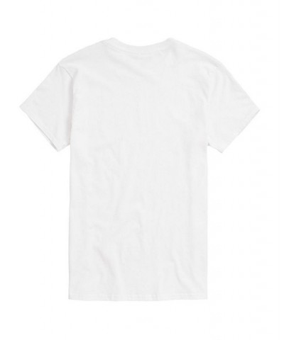 Men's Snowman Short Sleeve T-shirt White $15.75 T-Shirts