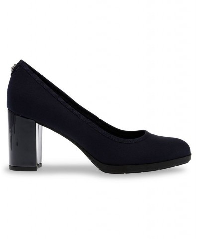 Women's Castana Pumps Navy Fabric $44.16 Shoes