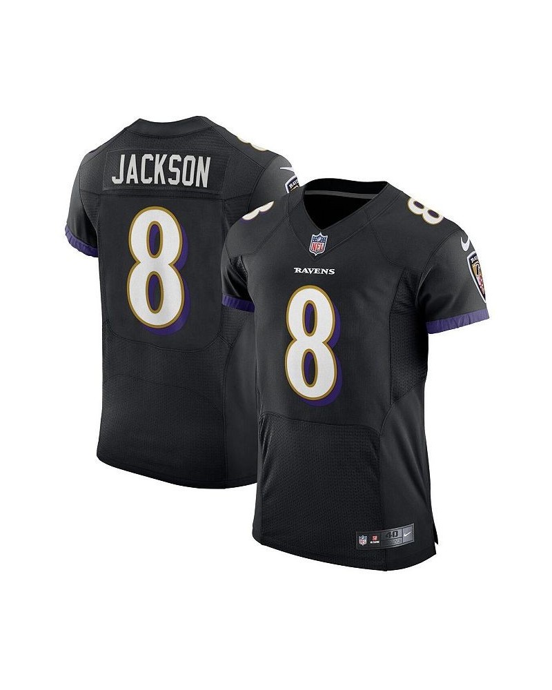 Men's Lamar Jackson Black Baltimore Ravens Alternate Vapor Elite Player Jersey $148.35 Jersey