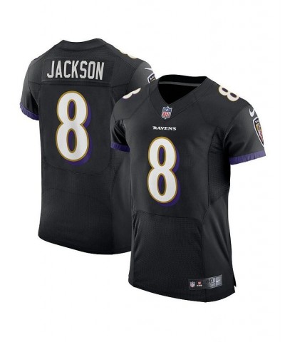 Men's Lamar Jackson Black Baltimore Ravens Alternate Vapor Elite Player Jersey $148.35 Jersey